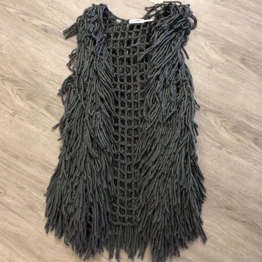 Fringe Sweater Vest